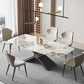 Juego de mesa rectangular contemporáneo, juego de comedor de 1/2/4/5/6/7 piezas para uso doméstico