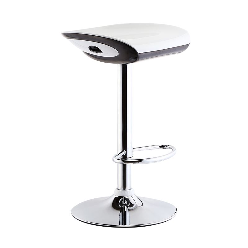 Industrial Style Bar-stool with Adjustable Height Metal Leg for Counter Restaurant,1 Piece Clearhalo 'Bar Furniture' 'Bar Stools' 'bar_stools' 'furniture_bar_stools' 'Kitchen & Dining Furniture' 'kitchen&dining_furn' 'kitchen' 'kitchen_furn' Furniture' 1200x1200_4476bd68-b9e3-4b80-b8e6-2b4a03465cb3