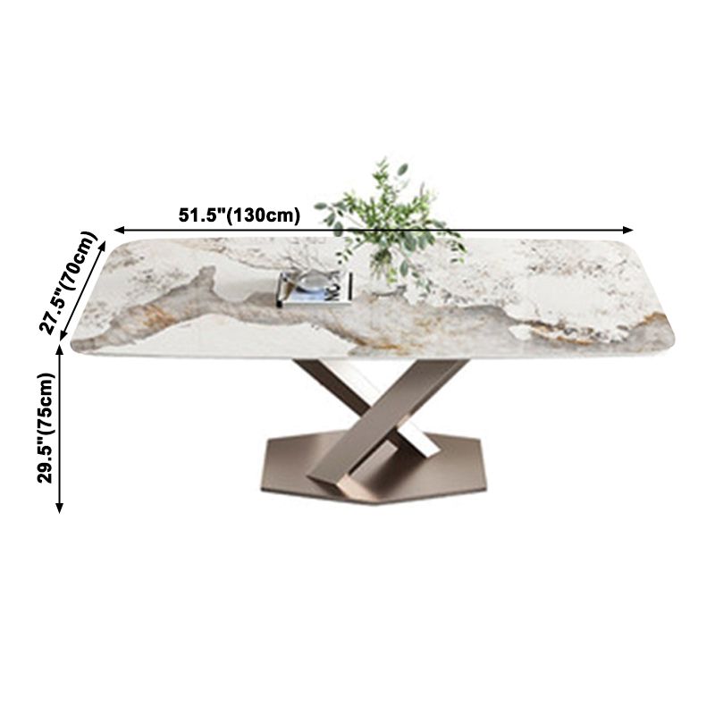 Rectangle Traditional Luxury Dining Table Grey Sintered Stone Table with Pedestal Base Clearhalo ' dining_table' 'Dining Tables & Seating' 'Dining Tables' 'furn' 'furn_dining_table' 'Furniture' 'furniture_dining_table' 'Kitchen & Dining Furniture' 'kitchen&dining_furn' 'kitchen' 'kitchen_dining_table' 1200x1200_4479c4bc-2ef7-45ed-93f7-7f9fd96213ac