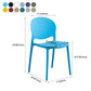 Modern Plastic Dining Room Chairs Open Back Dining Side Armless Chair for Restaurant Clearhalo ' kitchen&dining_furn' 'Dining Chairs' 'Dining Tables & Seating' 'dining_chair' 'furn' 'furn_dining_chair' 'Furniture' 'furniture_dining_chair' 'Kitchen & Dining Furniture' 'kitchen' 1200x1200_447ac9b8-424a-457e-b32e-cdf3f1b0495e