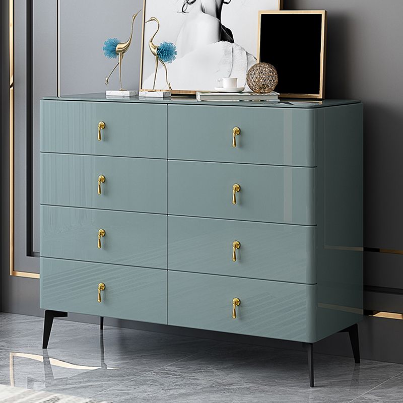 Commode en bois d'ingénieur glam classique