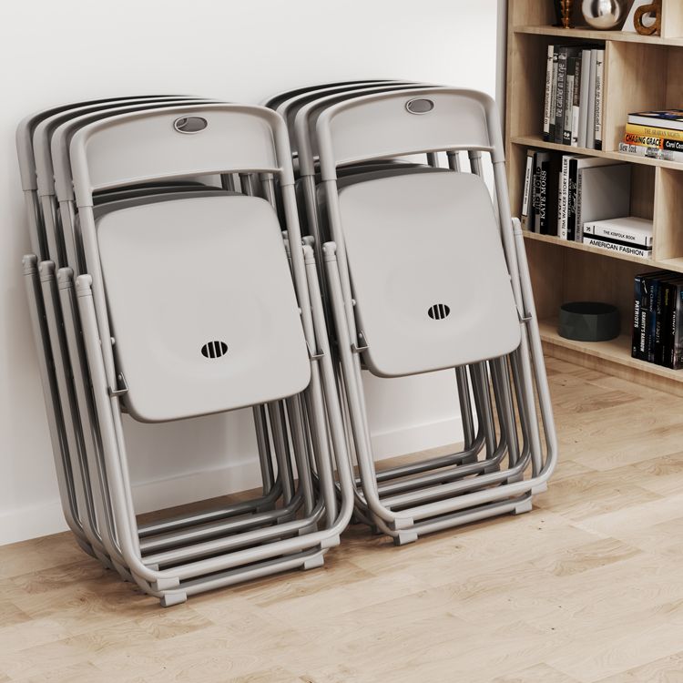 Contemporary Metal Dining Armless Chairs Plastic Open Back Dining Side Chair Clearhalo ' kitchen&dining_furn' 'Dining Chairs' 'Dining Tables & Seating' 'dining_chair' 'furn' 'furn_dining_chair' 'Furniture' 'furniture_dining_chair' 'Kitchen & Dining Furniture' 'kitchen' 1200x1200_447d55b9-5501-4c7c-aa22-859661afd2e9