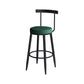 Modern Style Iron Bar Stool Low Back and Footrest Living Room Simple Bar Stool Clearhalo 'Bar Furniture' 'Bar Stools' 'bar_stools' 'furn' 'furn_bar_stools' 'furniture_bar_stools' 'Kitchen & Dining Furniture' 'kitchen&dining_furn' 'kitchen' 'kitchen_furn' Furniture' 1200x1200_447e0891-5226-4f1e-85ad-859a67476bf4