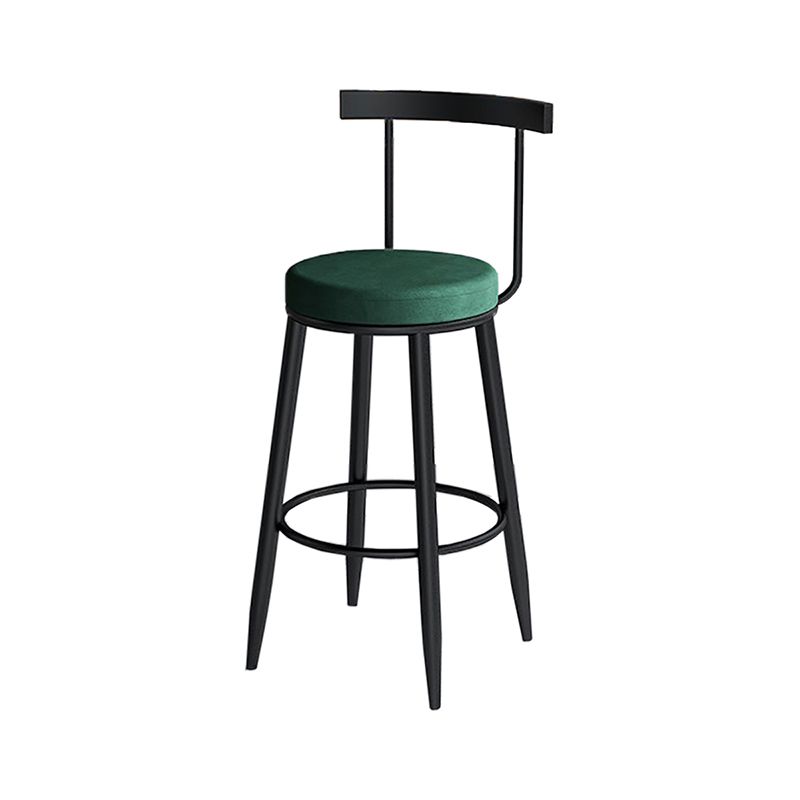 Modern Style Iron Bar Stool Low Back and Footrest Living Room Simple Bar Stool Clearhalo 'Bar Furniture' 'Bar Stools' 'bar_stools' 'furn' 'furn_bar_stools' 'furniture_bar_stools' 'Kitchen & Dining Furniture' 'kitchen&dining_furn' 'kitchen' 'kitchen_furn' Furniture' 1200x1200_447e0891-5226-4f1e-85ad-859a67476bf4