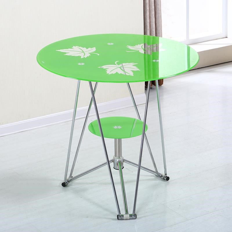 28.7"H Modern Metal Frame Base Round Glass Top Coffee Table with Shelf Clearhalo 'Coffee & Accent Tables' 'Coffee Tables' 'coffee_tables' 'furn' 'furn_coffee_tables' 'Furniture' 'Living Room Furniture' 1200x1200_447e4090-4fcc-489e-b6ef-894fb92cd475