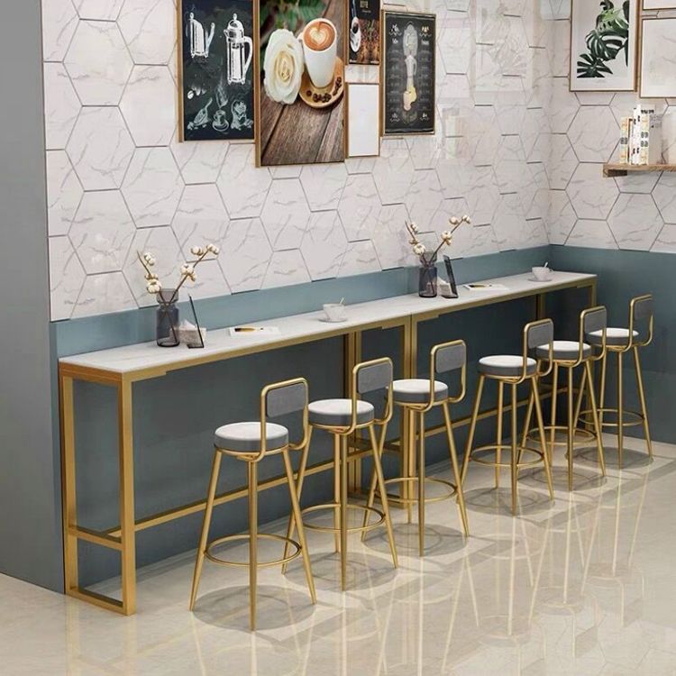 Nordic Style Rectangle Sintered Stone Table Bar Counter Table for Home Clearhalo 'Bar Furniture' 'Bar Tables' 'bar_tables' 'furn' 'furn_bar_tables' 'Furniture' 'furniture_bar_tables' 'Kitchen & Dining Furniture' 1200x1200_447e8fe4-6563-4641-a085-00aeca114b11