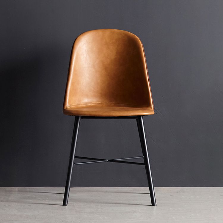 Contemporary Style Chair Dining Armless Side Chairs with Metal Legs for Kitchen Clearhalo ' kitchen&dining_furn' 'Dining Chairs' 'Dining Tables & Seating' 'dining_chair' 'furn' 'furn_dining_chair' 'Furniture' 'furniture_dining_chair' 'Kitchen & Dining Furniture' 'kitchen' 1200x1200_447fab54-10b9-4414-a2fa-83174ad1ed22