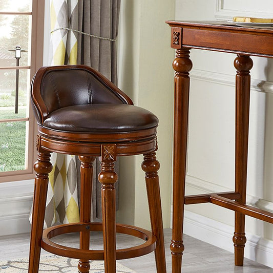 Moderner Stil Rechteck Tisch braunes Massivholz fester Bar Weintisch für Zuhause