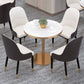 1/2/3/4/5 Pcs Metal Glam Dining Room Set with Round Table Dinette Set Clearhalo 'Dining Room Sets' 'Dining Tables & Seating' 'dining_room_set' 'furn' 'furn_dining_room_set' 'Furniture' 'furniture_dining_room_set' 'Kitchen & Dining Furniture' 'kitchen&dining_furn' 'kitchen' 1200x1200_448001fc-489f-4e3e-8bb8-0143c76d57c2