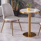 Glam Dining Set Stone 1/3/4 Pieces Dining Round Furniture for Home Clearhalo 'Dining Room Sets' 'Dining Tables & Seating' 'dining_room_set' 'furn' 'furn_dining_room_set' 'Furniture' 'Kitchen & Dining Furniture' 1200x1200_448375d6-6cd2-41f5-9f65-d14b1b3a8b49