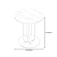 Metal End Table 21.65" Tall Modern Round Pedestal Side Table for Living Room Clearhalo 'Coffee & Accent Tables' 'End & Side Tables' 'end_side_table' 'end_side_tables' 'furn' 'furn_end_side_tables' 'Furniture' 'furniture_end_side_table' 'Living Room Furniture' 1200x1200_4483f1b3-9199-4007-a58c-ce85fe45875e