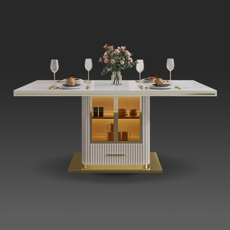 Traditional Luxury Dining Table White Rectangle Sintered Stone Table Clearhalo ' dining_table' 'Dining Tables & Seating' 'Dining Tables' 'furn' 'furn_dining_table' 'Furniture' 'furniture_dining_table' 'Kitchen & Dining Furniture' 'kitchen&dining_furn' 'kitchen' 'kitchen_dining_table' 1200x1200_4484df89-6f99-4abd-8251-46d752133d68