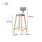 Glam Style Rectangle Bar Table Set 1/2/5 Pieces Solid Wood Counter Table Clearhalo 'Bar Furniture' 'furn' 'furn_home_bar_bar_sets' 'Furniture' 'Home Bars & Bar Sets' 'home_bar_bar_sets' 'Kitchen & Dining Furniture' 1200x1200_44854245-59d0-4ea0-8646-f19fad513184