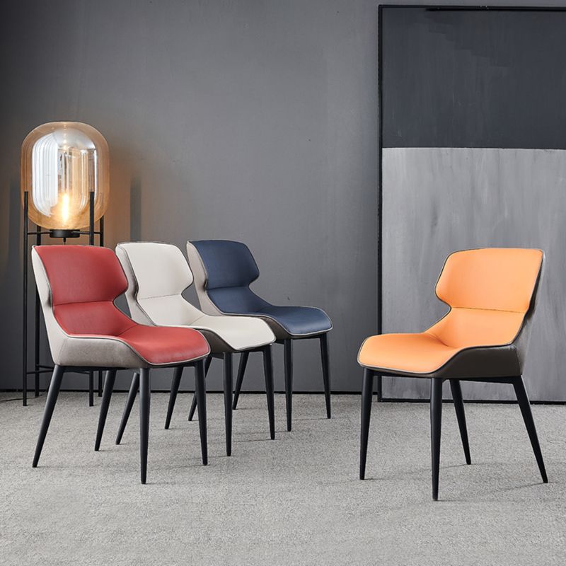 Industrial Metal Dining Room Chairs Wingback Parsons Chair for Home Use (Set of 2) Clearhalo ' kitchen&dining_furn' 'Dining Chairs' 'Dining Tables & Seating' 'dining_chair' 'furn' 'furn_dining_chair' 'Furniture' 'furniture_dining_chair' 'Kitchen & Dining Furniture' 'kitchen' 1200x1200_4486aa27-92b8-4c03-94a1-a155368b21ba