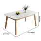 Traditional Luxury Dining Table Stone Dinner Table with Rubberwood Solid Wood Base Clearhalo ' dining_table' 'Dining Tables & Seating' 'Dining Tables' 'furn' 'furn_dining_table' 'Furniture' 'furniture_dining_table' 'Kitchen & Dining Furniture' 'kitchen&dining_furn' 'kitchen' 'kitchen_dining_table' 1200x1200_4489bd2a-42e9-437c-88e5-1f6be93996c2