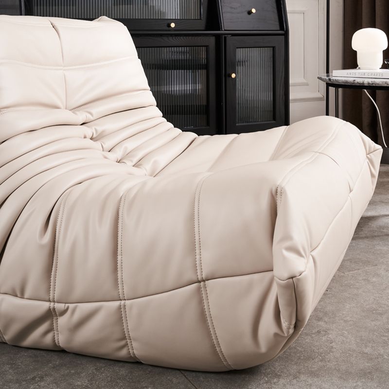 Ultra-Modern Sofa 27.6"High Tuxedo Arm Tight Back Single Cushion Seat Sofa Clearhalo 'furn' 'furn_sofas' 'Furniture' 'furniture_sofas' 'kitchen' 'kitchen_sofas' 'Living Room Furniture' 'Sofa' 'sofas' 1200x1200_448ae1da-2fe6-42f9-aaa6-0fe7039be2ff