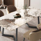 Modern 1/2/3/5/7 Pieces Dining Set Sintered Stone Dining Table Set with Leather Chairs Clearhalo 'Dining Room Sets' 'Dining Tables & Seating' 'dining_room_set' 'furn' 'furn_dining_room_set' 'Furniture' 'furniture_dining_room_set' 'Kitchen & Dining Furniture' 'kitchen&dining_furn' 'kitchen' 1200x1200_448b9863-8467-4633-897a-ef183cc6aa22