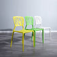 Scandinavian Plastic Patio Dining Side Chair Open Back Dining Side Chair Clearhalo 'Dining Chairs' 'Dining Tables & Seating' 'dining_chair' 'furn' 'furn_dining_chair' 'Furniture' 'furniture_dining_chair' 'Kitchen & Dining Furniture' 1200x1200_448c1b6a-e9b0-4d85-a1d2-533a2fcfb55f