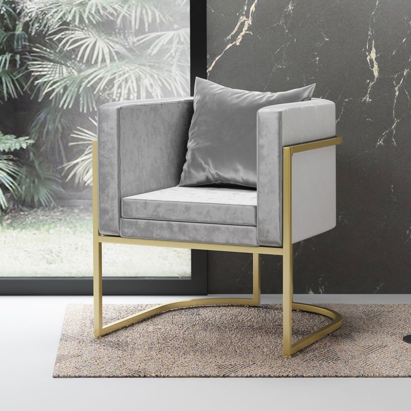 Scandinavian Armless Solid Back Chair for Home Fabric Dining Side Chair Clearhalo 'Dining Chairs' 'Dining Tables & Seating' 'dining_chair' 'furn' 'furn_dining_chair' 'Furniture' 'Kitchen & Dining Furniture' 1200x1200_448c746d-40cd-488d-8883-6bff49b4bf06