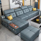 64.96" D x 34.65" H Sleeper Sofa & Chaise Pillow Top Arm Sofa
