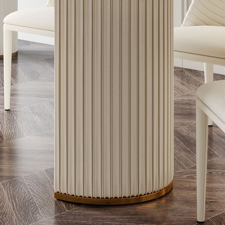 Oval Sintered Stone Top Dining Table Modern Table in White with Double Pedestal Clearhalo ' dining_table' 'Dining Tables & Seating' 'Dining Tables' 'furn' 'furn_dining_table' 'Furniture' 'furniture_dining_table' 'Kitchen & Dining Furniture' 'kitchen&dining_furn' 'kitchen' 'kitchen_dining_table' 1200x1200_448e8474-64c1-4d36-bde9-eedb52af9141