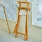 Industrial Backrest Arm Counter Stool Solid Wood Bar Stool with Canvas Cushion Clearhalo 'Bar Furniture' 'Bar Stools' 'bar_stools' 'furn' 'furn_bar_stools' 'Furniture' 'Kitchen & Dining Furniture' 1200x1200_44902e57-d3ed-4894-9cad-494900f74966