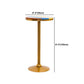 Solid Wood Bar Table Set Glam Round 1/3 Pieces Counter Table for Dining Room
