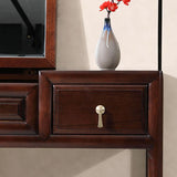 Flip-top 3 lade vaste houten make-up make-upkruidtafel set