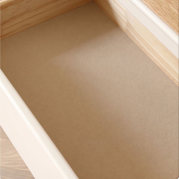 Tavolo da toeletta da toeletta a specchio illuminato moderno bianco a 6 cassetto