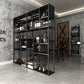 9.84"W Bookshelf Industrial Style Open Back Bookcase for Study Room Home Office Clearhalo 'Bookcases' 'furn' 'furn_bookcases' 'Furniture' 'furniture_bookcases' 'kitchen' 'kitchen_bookcases' 'Living Room Furniture' 'Office Furniture' 1200x1200_449bc0d7-f7c7-4ada-ab26-97053a86f770