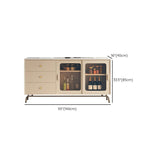 Porte di vetro contemporanea Server da pranzo Gabetti soggiorno Crediti