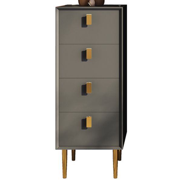 Cómoda de madera maciza con cajones Cómoda contemporánea con patas para dormitorio