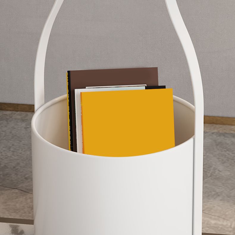 19.6" Tall Modern Round Slate Top Side Table Iron Pedestal End Table Clearhalo 'Coffee & Accent Tables' 'End & Side Tables' 'end_side_tables' 'furn' 'furn_end_side_tables' 'Furniture' 'Living Room Furniture' 1200x1200_449dbfd9-283a-476e-8f3b-b37fbdd4da1f