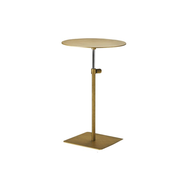 Stainless Steel Pedestal Cocktail Table Round/ Square Top Coffee Table Clearhalo 'Coffee & Accent Tables' 'Coffee Tables' 'coffee_tables' 'furn' 'furn_coffee_tables' 'Furniture' 'Living Room Furniture' 1200x1200_44a1b254-e62c-4a18-87a6-0a5ce01fd6ef