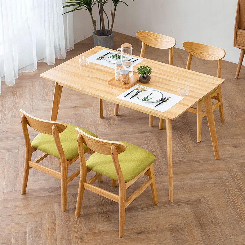 Industrial Wood Kitchen Dining Room Chair Open Back Side Chair Clearhalo 'Dining Chairs' 'Dining Tables & Seating' 'dining_chair' 'furn' 'furn_dining_chair' 'Furniture' 'furniture_dining_chair' 'Kitchen & Dining Furniture' 1200x1200_44a2454c-e76b-47dd-ba35-670036258e8f
