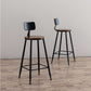 Industrial Low Back Coffee Shop Stool Matte Finish Iron Bar Stool Clearhalo 'Bar Furniture' 'Bar Stools' 'bar_stools' 'furn' 'furn_bar_stools' 'Furniture' 'furniture_bar_stools' 'Kitchen & Dining Furniture' 1200x1200_44a50d57-1302-4f22-a424-e66d65b8a4fd