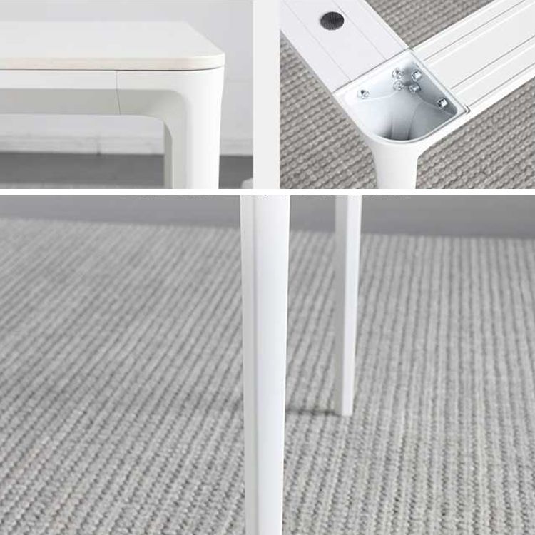 Sintered Stone Dining Table Simple Style 4 Legs Base Table for Dining Room Clearhalo ' dining_table' 'Dining Tables & Seating' 'Dining Tables' 'Furniture' 'furniture_dining_table' 'Kitchen & Dining Furniture' 'kitchen&dining_furn' 'kitchen' 'kitchen_dining_table' 1200x1200_44a802b1-bca6-4bf5-a673-6860d9e49a49