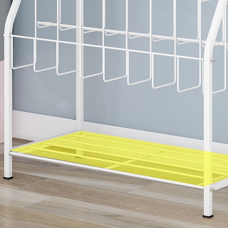 Scandinavian Bookshelf Standard Metal Open Back Bookcase with Shelves Clearhalo 'Bookcases' 'furn' 'furn_bookcases' 'Furniture' 'Office Furniture' 1200x1200_44a8dc83-b071-41a9-b3e8-87e57aff1860