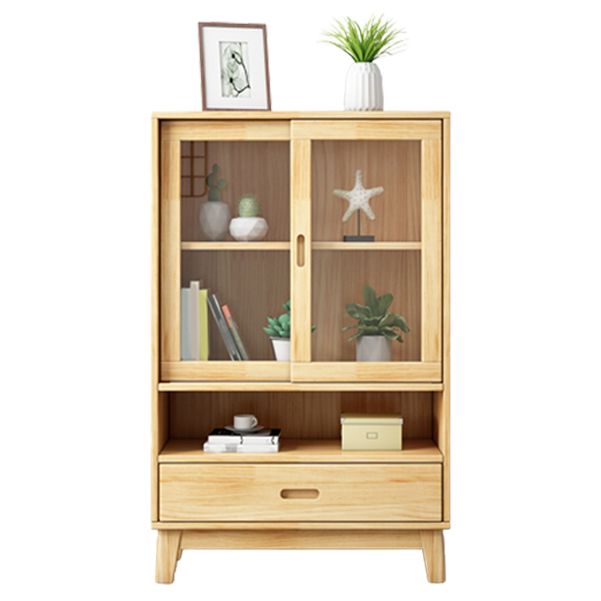 Wooden Modern Bookcase Standard Natural Closed Back Bookshelf with Shelves Clearhalo 'Bookcases' 'furn' 'furn_bookcases' 'Furniture' 'Office Furniture' 1200x1200_44ab74a1-5a90-491b-9665-6a03c26355de