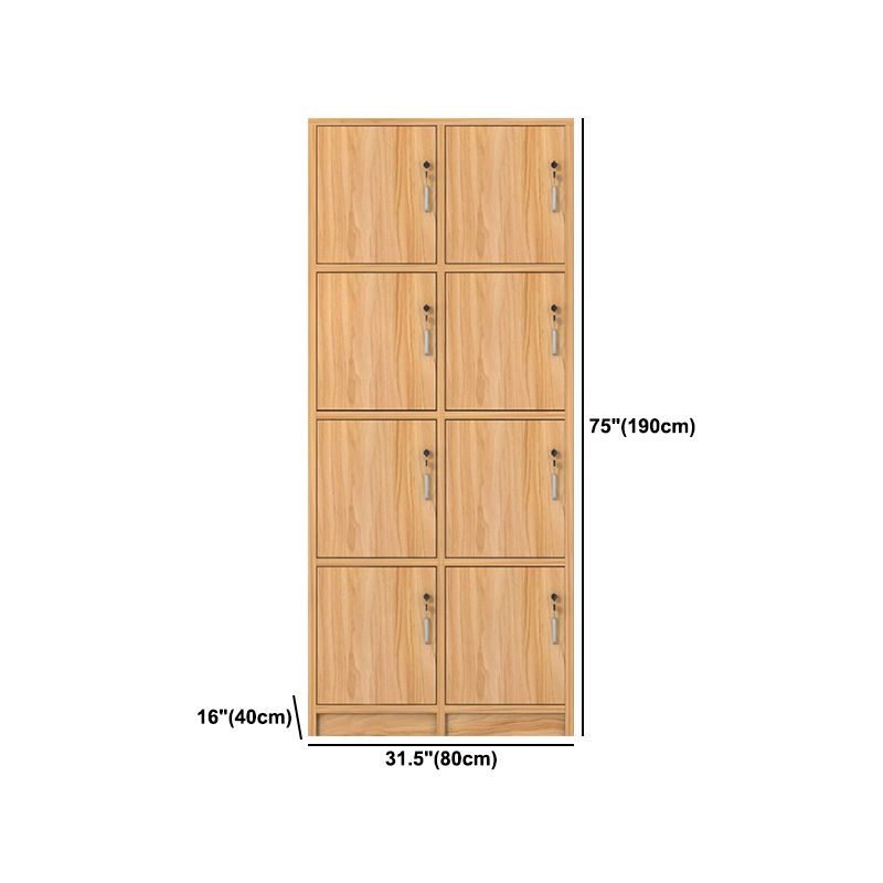 Light Wood Finish Contemporary Storage Cabinet Engineered Wood Indoor Cabinet Clearhalo 'Armoires & Wardrobes' 'armoires_wardrobes' 'Bedroom Furniture' 'furn' 'furn_armoires_wardrobes' 'Furniture' 1200x1200_44abf898-e30e-48e9-8134-7edc9905533a