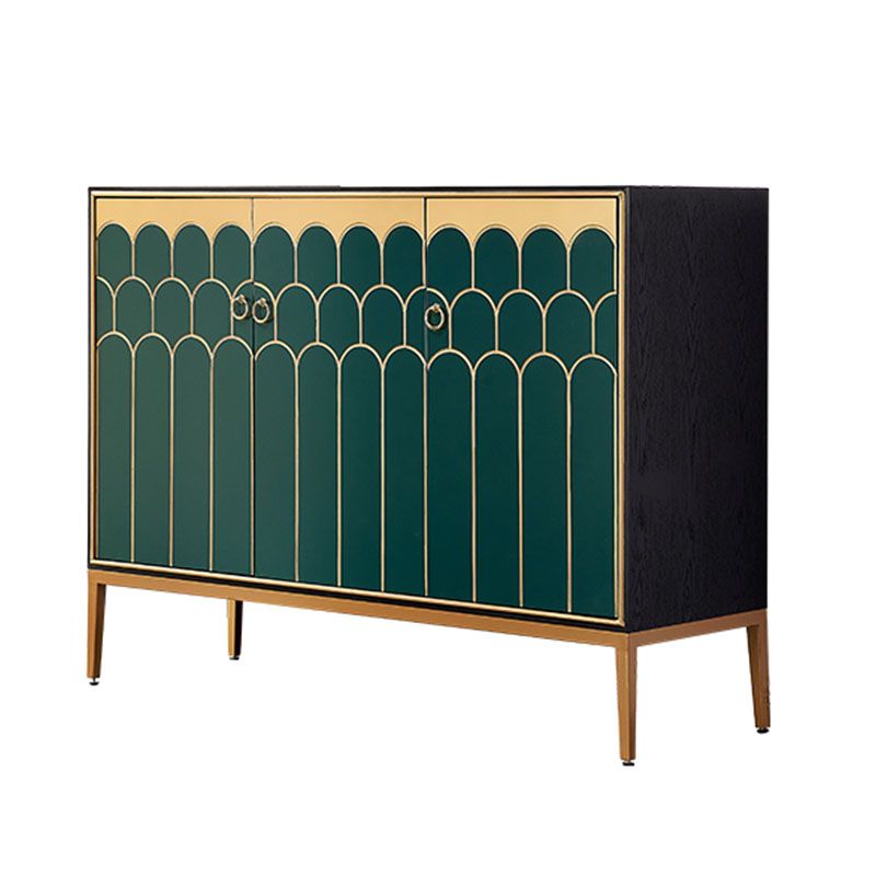 Glam Style Engineered Wood Buffet Table 15.7" Wide Sideboard Cabinet Clearhalo 'buffet_sideboard' 'Buffets & Sideboards' 'furn' 'furn_buffet_sideboard' 'Furniture' 'Kitchen & Dining Furniture' 1200x1200_44ac4676-5b2d-4e6b-ac2d-0ec133bcd16c