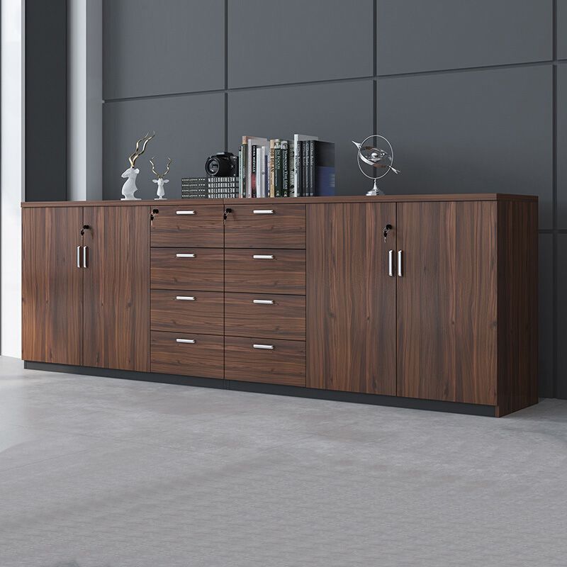 Traditional File Cabinet Wood Frame Key Lock Lateral Filing Cabinet for Office Clearhalo 'Filing Cabinets' 'filling_cabinets' 'furn' 'furn_filling_cabinets' 'Furniture' 'Office Furniture' 1200x1200_44b04f61-6dbf-4f68-b85c-0aced4777aa4