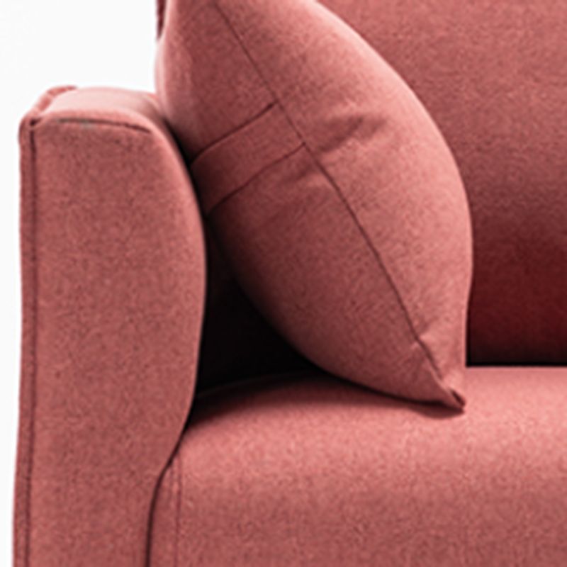 Contemporary Sofa with 2 Pillows Square Arm Living Room Settee Clearhalo 'furn' 'furn_sofas' 'Furniture' 'Living Room Furniture' 'Sofa' 'sofas' 1200x1200_44b103a0-7294-49b3-8382-22d8b88c720b