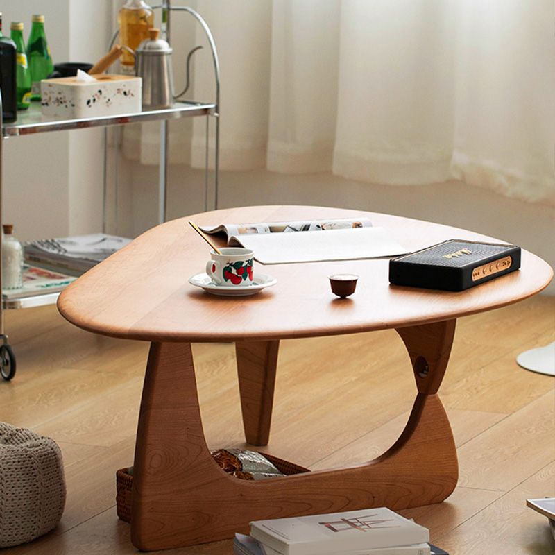 Abstract Coffee Table Contemporary Solid Wood Cocktail Table Clearhalo 'Coffee & Accent Tables' 'Coffee Tables' 'coffee_tables' 'furn' 'furn_coffee_tables' 'Furniture' 'Living Room Furniture' 1200x1200_44b3e85b-1c60-460e-8d24-9541e538976b