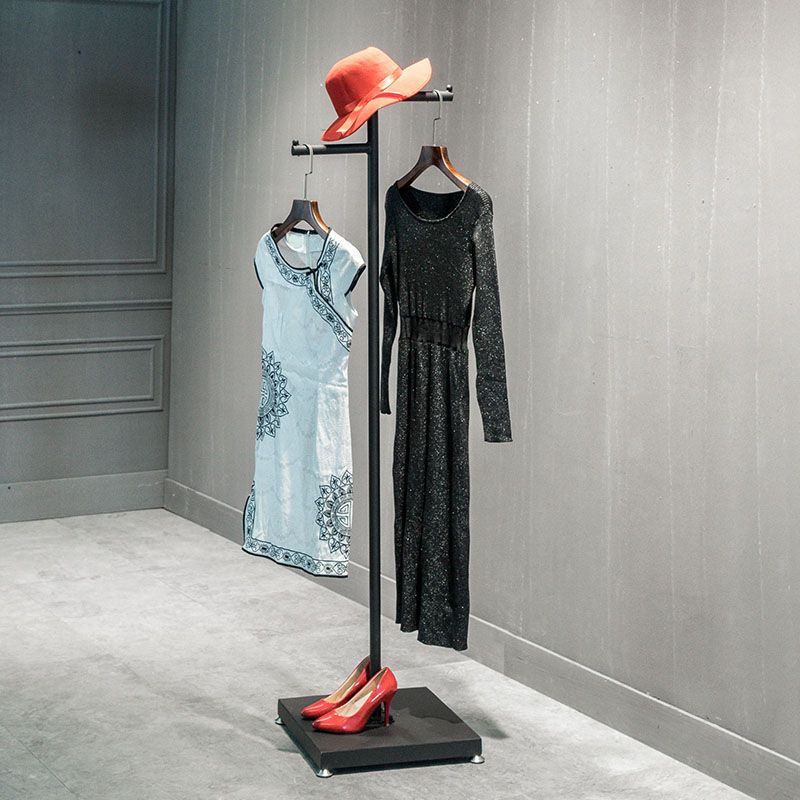 Industrial Metal Coat Hanger Hall Stand Hooks Free Standing Entryway Kit Hall Tree Clearhalo 'Entry & Mudroom Furniture' 'furn' 'furn_hall_tree_coat_racks' 'Furniture' 'Hall Trees & Coat Racks' 'hall_tree_coat_racks' 1200x1200_44b45018-1be8-4a6f-a786-53c74f67b847