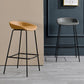 Contemporary Faux Leather Counter Stool Counter Height Bar Stool with Footrest Clearhalo 'Bar Furniture' 'Bar Stools' 'bar_stools' 'furn' 'furn_bar_stools' 'Furniture' 'Kitchen & Dining Furniture' 1200x1200_44b53e8e-189a-49e1-ab4c-01cc8acca144