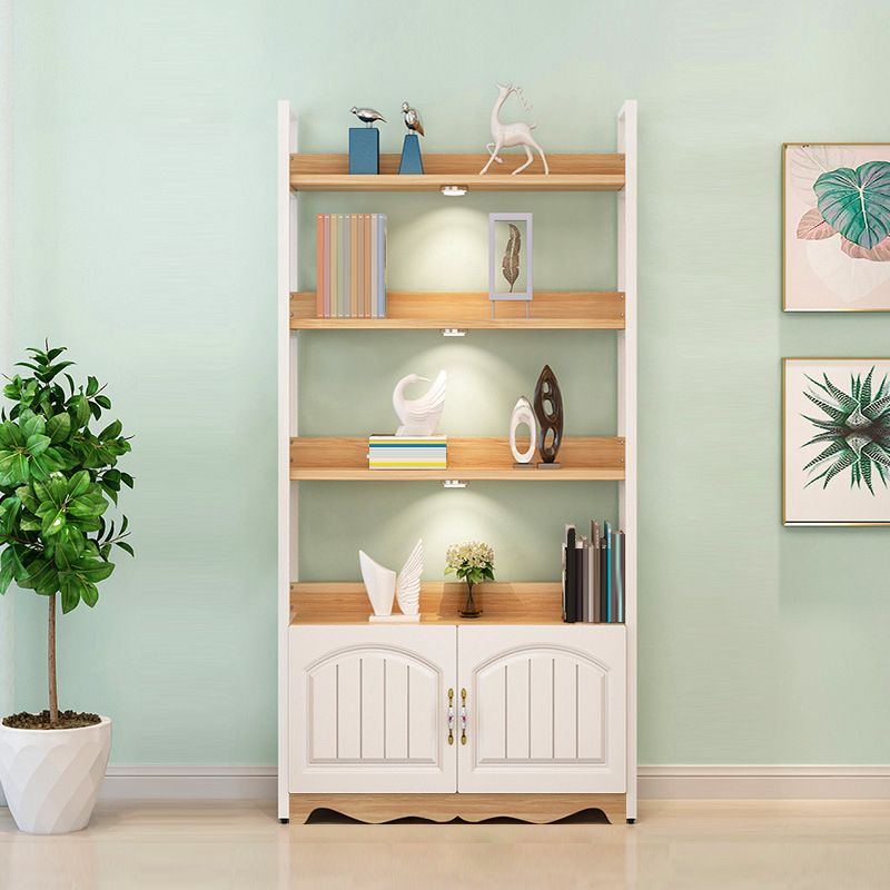 Modern Engineered Wood Bookshelf Etagere Open Shelf Vertical Bookcase Clearhalo 'Bookcases' 'furn' 'furn_bookcases' 'Furniture' 'Office Furniture' 1200x1200_44b72cfd-b017-4bf6-8070-a84db9d524c3