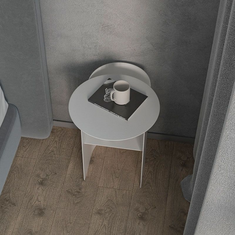 Comodino in metallo mobile moderno per scaffali, 18 "l x 15" w x 20 "h