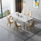 Luxury Sintered Stone Dining Table Rectangle Table with Metal Base and 4 Legs Clearhalo ' dining_table' 'Dining Tables & Seating' 'Dining Tables' 'furn' 'furn_dining_table' 'Furniture' 'furniture_dining_table' 'Kitchen & Dining Furniture' 'kitchen&dining_furn' 'kitchen' 'kitchen_dining_table' 1200x1200_44b9543e-a328-4657-bbea-378f584edcf4