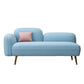 Grey/Blue/Pink Velvet Sofa 55.12"/63" Wide Square Arm Loveseat Clearhalo 'furn' 'furn_sofas' 'Furniture' 'furniture_sofas' 'kitchen' 'kitchen_sofas' 'Living Room Furniture' 'Sofa' 'sofas' 1200x1200_44bc6622-4b78-47d2-8d47-cd55382d5cb1
